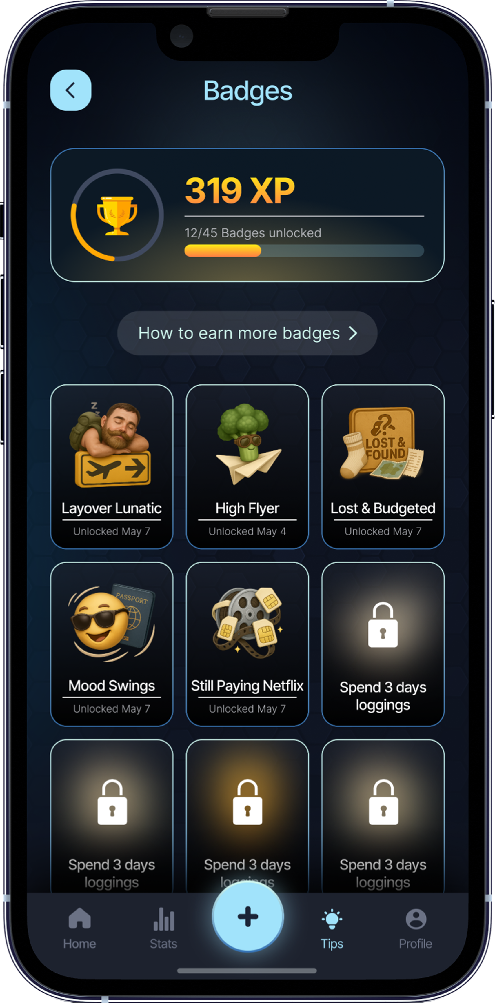 Tips Screen